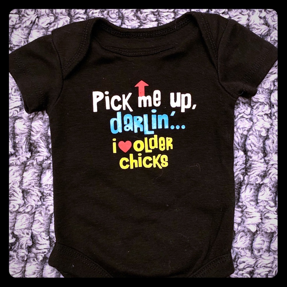 NB “Pick Me Up Darlin” Onesie